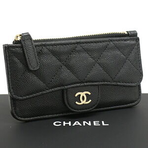 Chanel Fragment Case Timeless Caviar Leather Matelasse Black